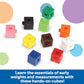 Learning Resources Interlocking Gram Unit Cubes - 1,000 Pieces, Ages 6+ Math Classroom Teaching Aids