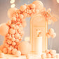 Owpfjg 130Pcs Pastel Orange Balloons Different Sizes 18 12 10 5 Inch For Balloon Garland Arch,Pastel Orange Latex Balloons For B