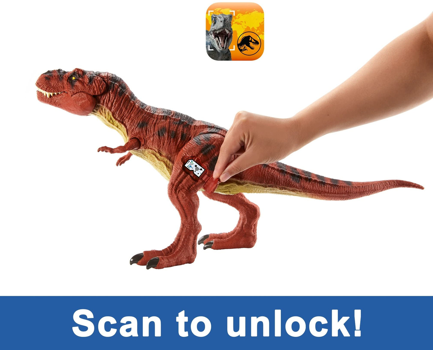 Jurassic World Electronic Tyrannosaurus Rex Toy - Red, HLN19, Real Feel, Classic Exclusive