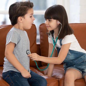 Kids Stethoscope, Real Working Nursing Stethoscope for Kids, Doctor Game Toy for Girls Boys Doctor Nurse Cosplay Costume Accesso