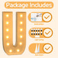 Imprsv 4Ft Marquee Light Up Letters U, Large Light Up Letters For Baby Shower Anniversary Wedding Room Decor, Big Letters For Pa