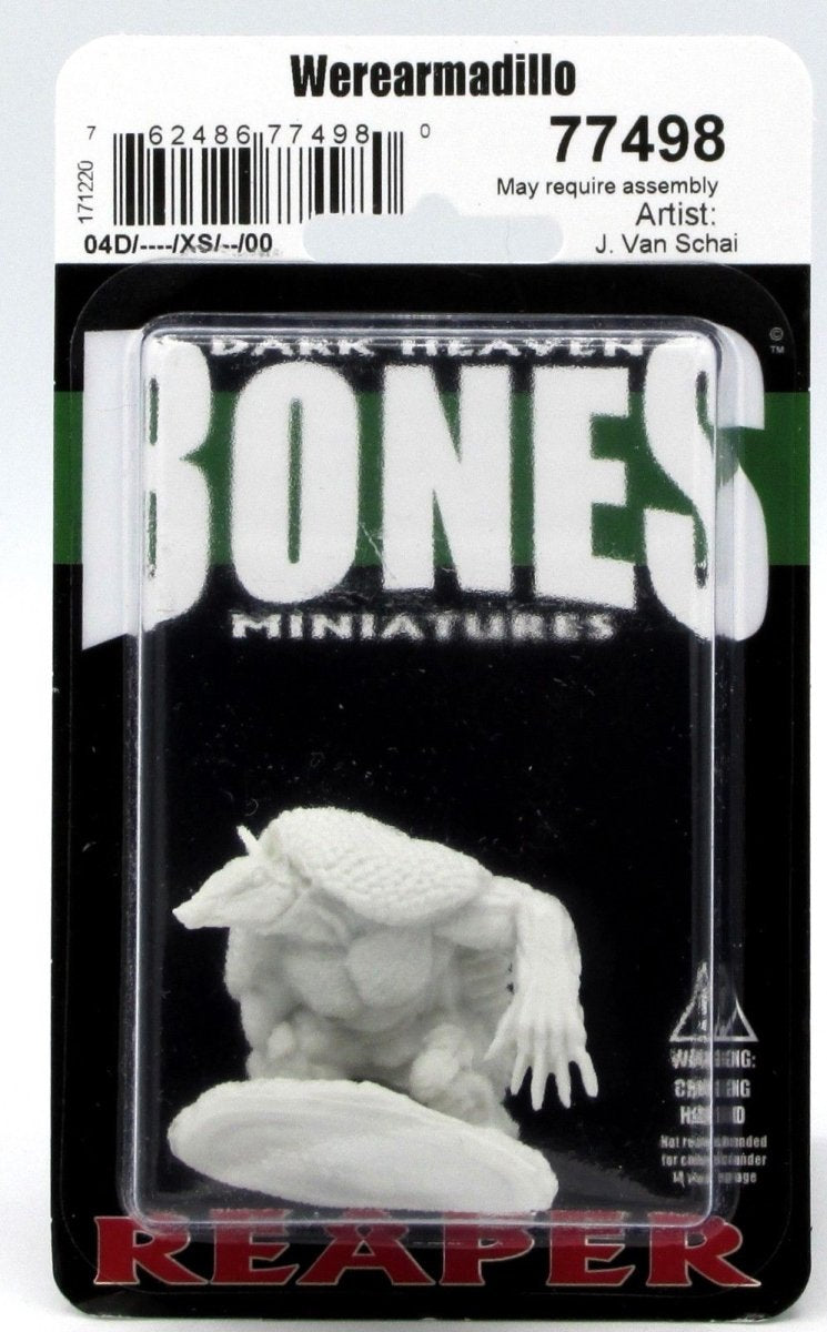 Reaper Miniatures Werearmadillo #77498 Bones RPG D&D Mini Figure