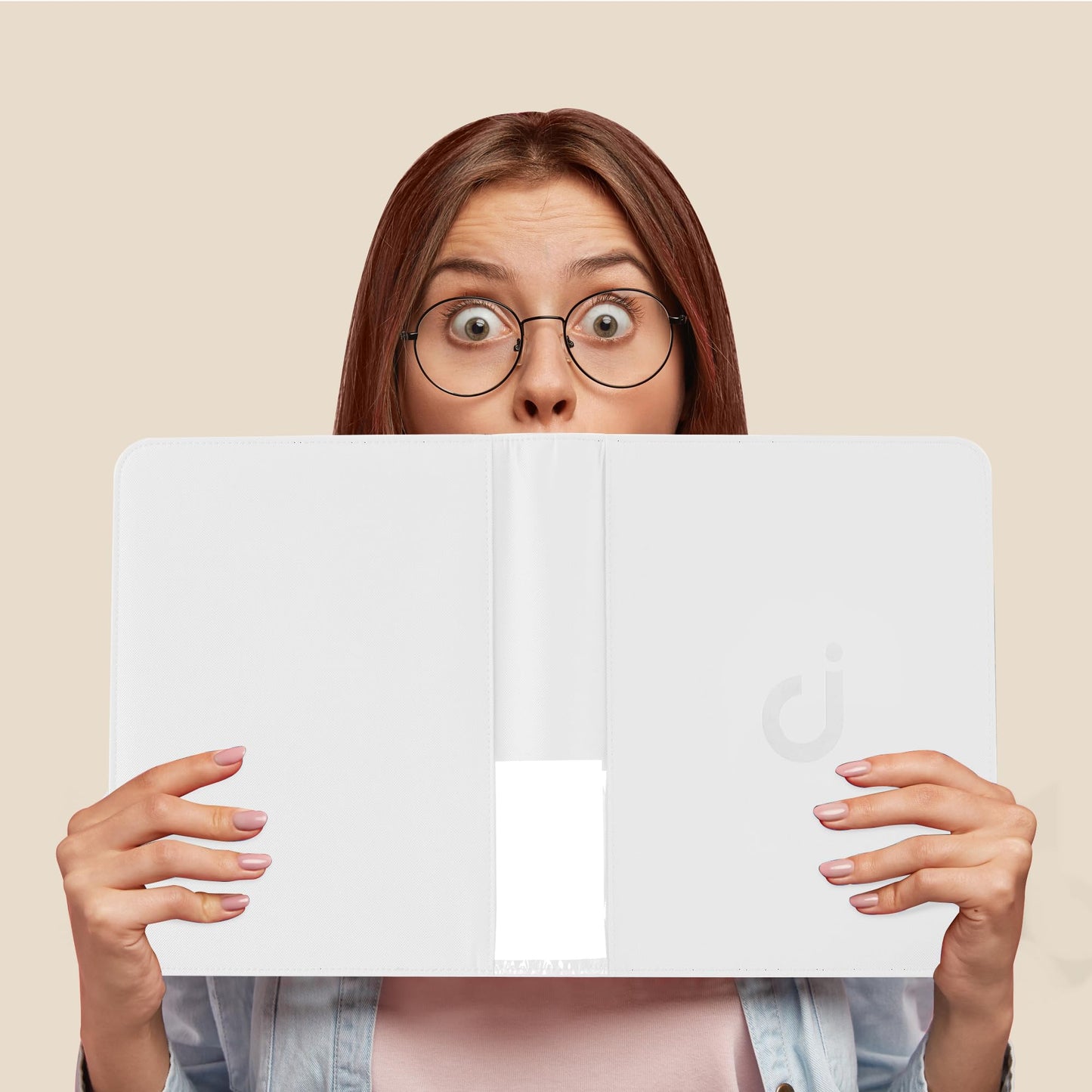 Toploader Binder  Holds 128 Top Loaders - 4 Pocket Top Loader Binder for 3 x 4 Rigid Card Holders for Trading Cards or Sports Cards  Model A - Classic White