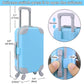 Zita Element 22 Pcs 18 Inch Boy Doll Clothes Suitcase Set For 19 Inch Boy Doll Accessories Travel Carrier Storage, Including Suitcase Pillow Blindfold Sunglasses Camera Computer