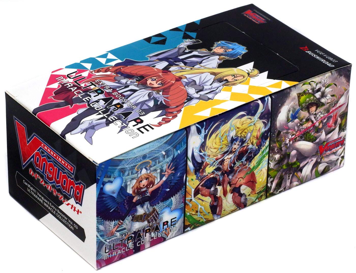 Cardfight Vanguard ULTRARARE Miracle Collection Extra Booster Box V-EB03 - 12 Packs - Multicoloured