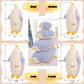 DENTRUN Penguin Stuffed Animals Bulk  Cute Penguin Plush Doll Play Toys for Kids Girls Boys mature-themeds Birthday Xmas Halloween Present Adorable Soft Plushies  12.20/18.11/22.44/25.98 Inchs  Blue  Black