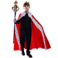 Dsplay Kids Regal King Cape Costume (7-9Y)