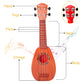 Yolopark 17' Kids Toy Guitar For Girls Boys, Mini Toddler Ukulele Guitar With 4 Strings Keep Tones Can Play For 3, 4, 5, 6, 7 Year Old Kids Musical Instruments Educational Toys For Beginner (Blue)