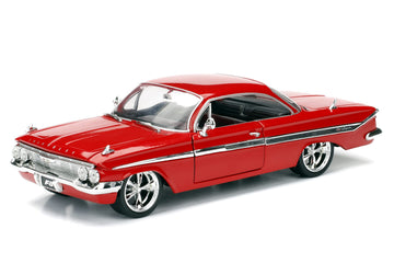 Jada Toys Fast & Furious 8 1:24 Diecast - Dom'S Chevy Impala Vehicle , Red
