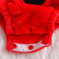 Licupiee Infant Boy Girl Halloween Animal Costume Newborn Baby Flannel Hooded Rompers Fall Winter Long Sleeve Fleece Bodysuit (S