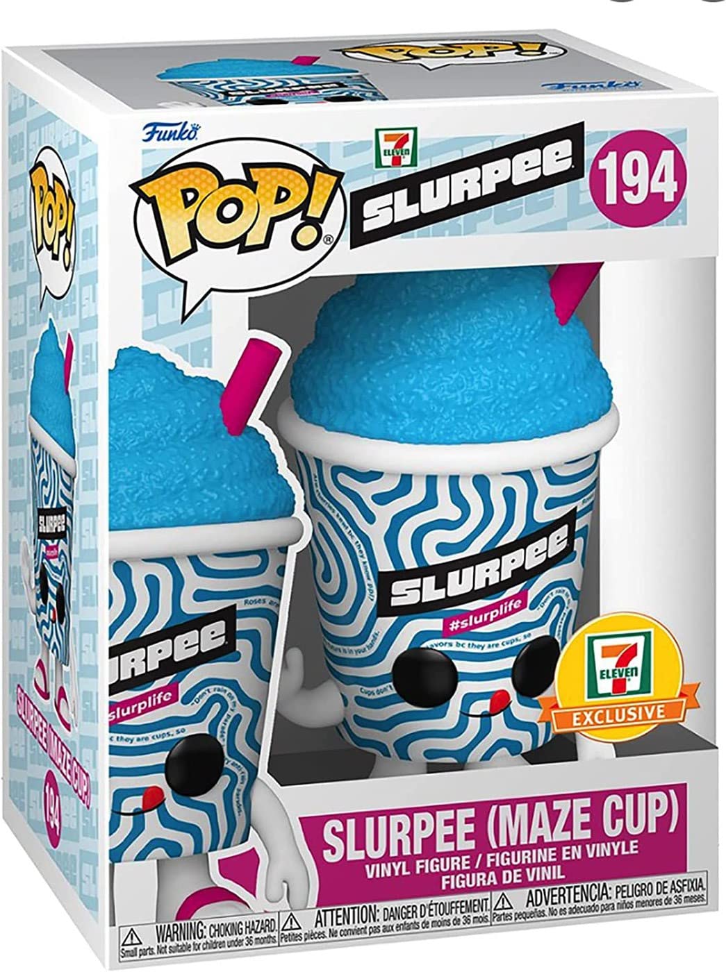 Funko Pop Slurpee Maze Cup 194 Exclusive 7 Eleven 2022