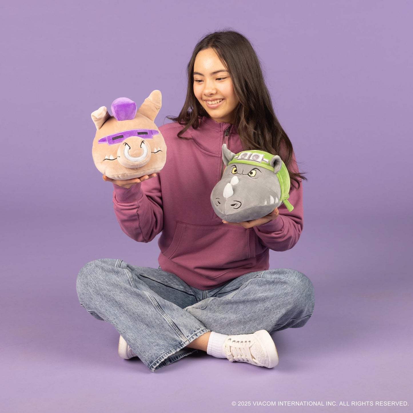 Club Mocchi-Mocchi Teenage Mutant Ninja Turtles Plush Bebop & Rocksteady 8 Inch Soft Collectible Gift Set - Multi Color