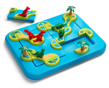 Smartgames Dinosaurs: Mystic Islands Board Game, A Fun, Stem Focused Prehistoric Brain Game And Puzzle Game For Ages 6 And Up
