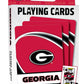 Masterpieces Ncaa Georgia Bulldogs, Playing Cards