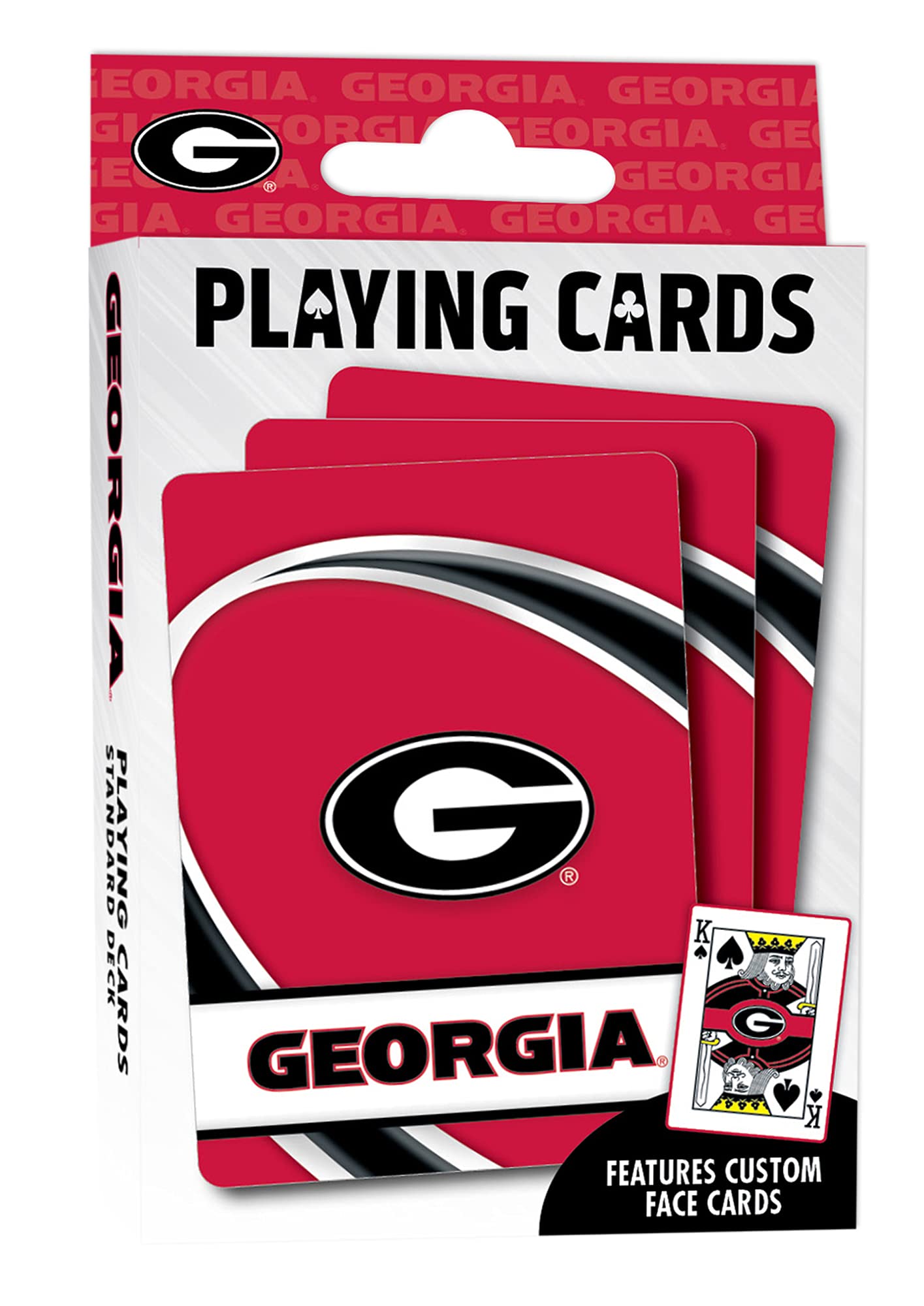 Masterpieces Ncaa Georgia Bulldogs, Playing Cards