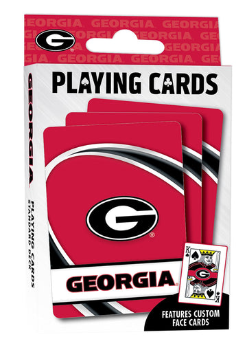 Masterpieces Ncaa Georgia Bulldogs, Playing Cards