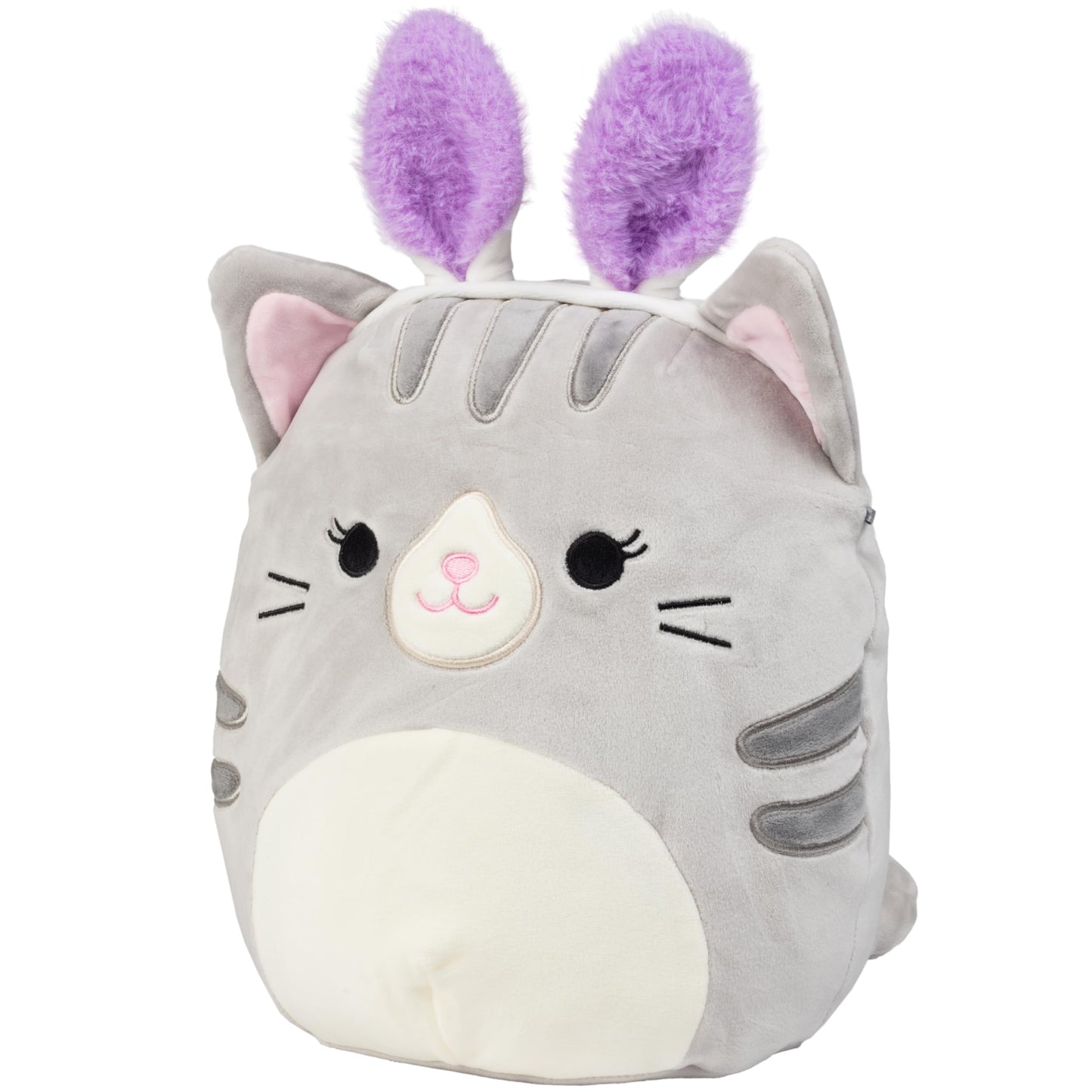 Squishmallows Original 10-Inch Plush Tally The Easter Cat - Soft Grey Stuffed Animal Toy for Kids, Girls & Boys - Collectible Model SQER01066