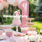 Rainbowq Party 1 Balloon Number 40 Inch For Boy Or Girl Big Pink 0-9 Foil Mylar Large 1 Number Balloon Happy 1St Birthday Party