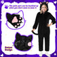Joycover Cat Costume For Girls, Black Cat Costume For Girls Kids Dress Up, Onesie Cat Noir Costume, Role Play Halloween Costumes