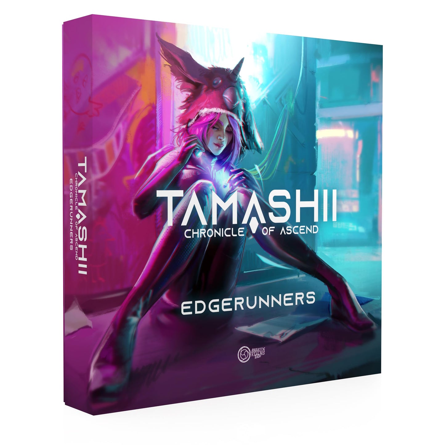 Awaken Realms Tamashii: Chronicle Of Ascend Edgerunners Miniatures - Exquisite Fantasy Figures For Tabletop Gaming, Sci-Fi Strategy Game, Ages 14+, 1-4 Players, 45-90 Min Playtime, Made