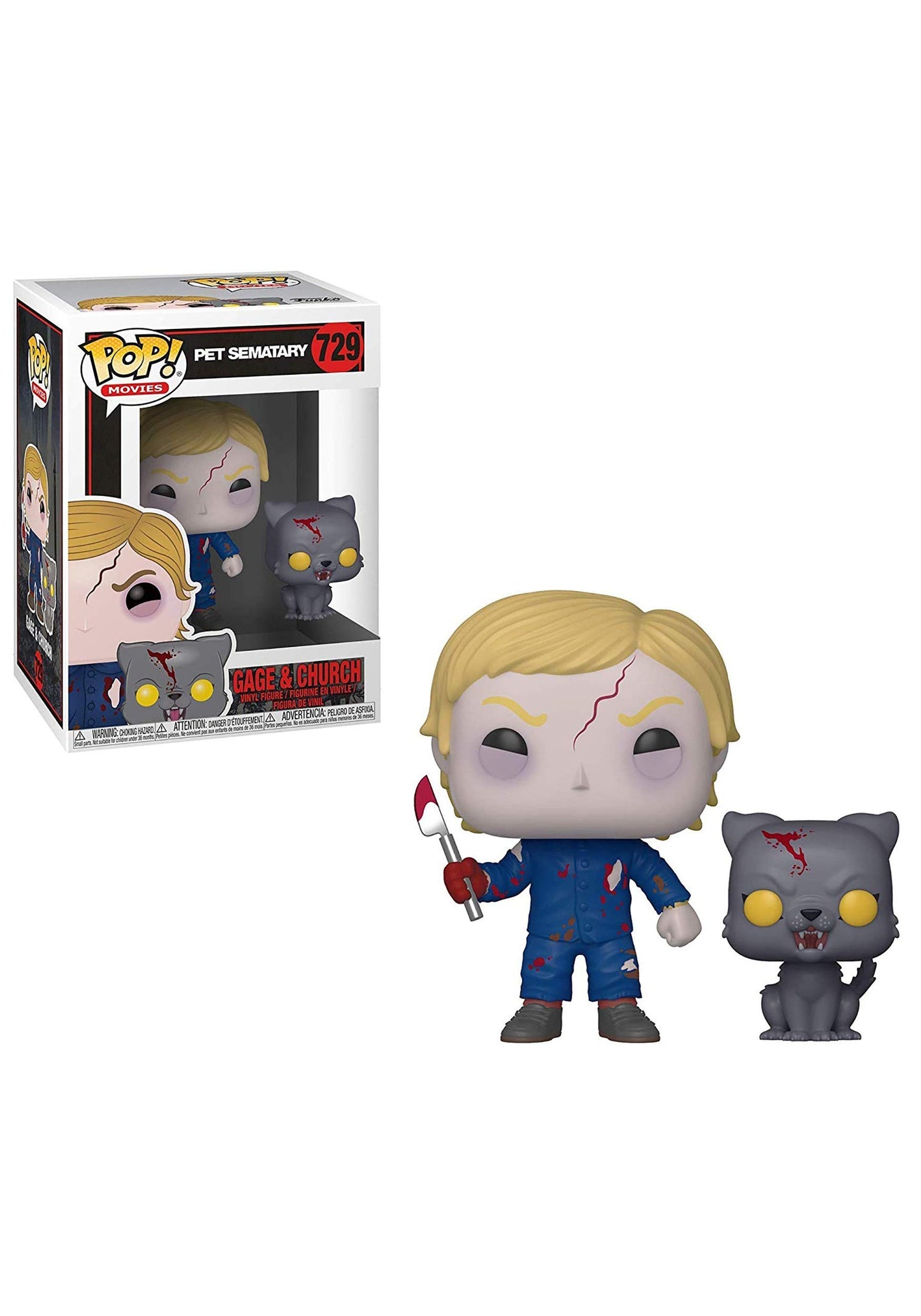 Funko Pop And Buddy: Pet Sematary - Undead Gage And Church