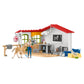 Schleich Veterinarian Kit - 43-Piece Playset with Vet Doll, Exam Table & Accessories, Multi, PVC, Model 42502, for Kids Ages 3+