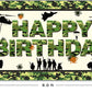 6 X 3.6Ft Camouflage Happy Birthday Banner Camouflage Birthday Party Backdrop Army Solider Military Camo Birthday Party Decorati