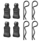 AllinRC 50PCS RC Clips RC Body Clips with Pull Tabs for All 1/16 1/18 Traxxas Axial Redcat Tamiya Team Associated RC Car Shell (
