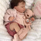 Maihao 19-Inch Reborn Baby Dolls Girl Lifelike Baby Dolls Realistic Reborn Doll Girl Soft Body Eyes Closed Newborn Real Life Baby