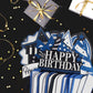 LASKYER Happy 18th Birthday Party Decorations, Glitter Shiny Honeycomb Table Centerpieces Eighteen Years Old Birthday Party Phot