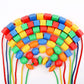 Bmtoys Lacing Beads For Kids - 70Pcs Threading Beads Occupational Therapy Toys For Kids Fine Motor Skills Developmental Activity Ot Toys