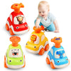 ALASOU Animal Car Baby Toys for 1-2 Year Old Boys, Multi-color, ABS Material, Perfect First Birthday Gift for Toddlers