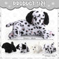 HyDren 5 Pcs Dalmatian Nurturing Dog Stuffed Animal Sets 15 Inch Soft Cuddly Dalmatian Plush Toys Nursing Mommy Dog with 4 Puppy