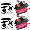 Wishiot Ds3225Mg 25Kg Rc Digital Servo Full Metal Gear With 270 Degree Pwm Control For Diy Baja Car Crawlers Truck Rc Robotic Ar