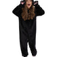 Cat Costume For Kids Cat Noir Costume Girls Onesie Black Cat Costume Child Halloween Cosplay Outfits (Black Cat, Medium)