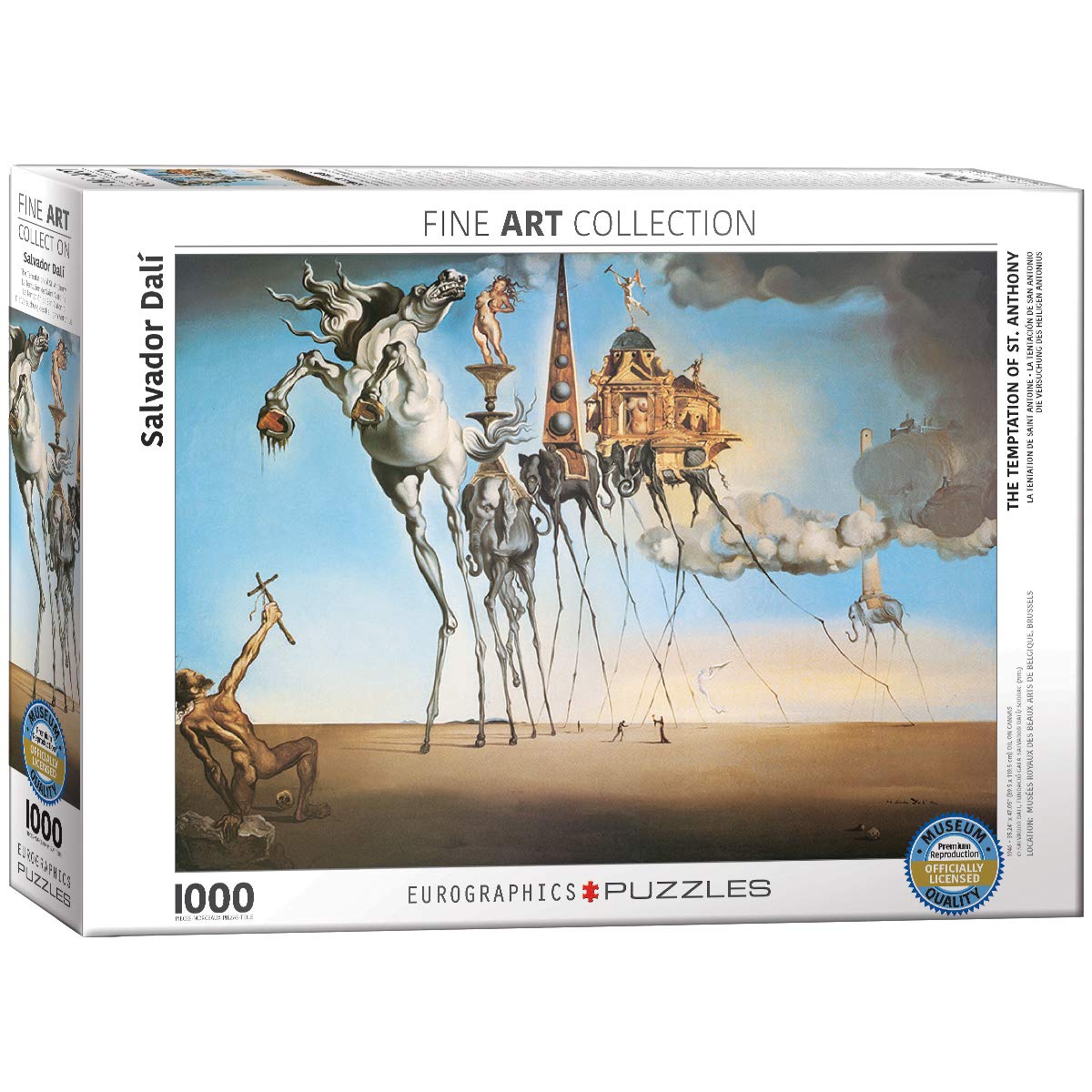 Eurographics Salvador Dalí The Temptation Of St. Anthony Puzzle (1000 Piece) , White