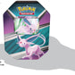 Pok  mon TCG: V Heroes Tin Espeon (1 Foil Card & 4 Booster Packs),Single,Multicolor