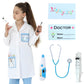 Lingway Toys Kids Role Play Doctor Costume Jacket with Accessories (4-6 years)