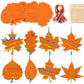 Frienda 80 Sets Fall Crafts Thanksgiving Scratch Crafts Colorful Color Scratch Maple Leaves Art Thanksgiving Arts and Craft for 