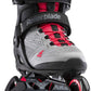 Rollerblade Macroblade 90 W Inline Skates, Size 7, Neutral Grey/Paradise Pink, Model 07100500A06, Durable Plastic Material