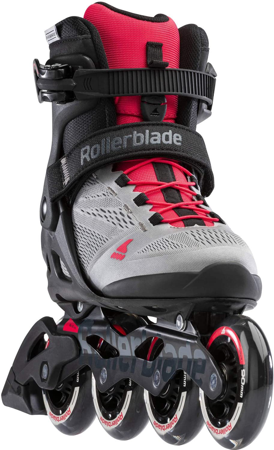 Rollerblade Macroblade 90 W Inline Skates, Size 7, Neutral Grey/Paradise Pink, Model 07100500A06, Durable Plastic Material