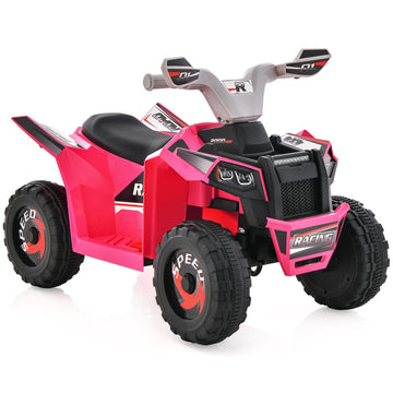 Honey Joy Ride On Atv, 6V Battery Powered Toddler Ride On Toy, Electric Vehicle For Kids, Forward/Backward, Foot Pedal, 4 Wheele