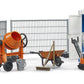 Bruder Bworld 62008 Construction Set: Mixer, Railings, Figure, Accessories
