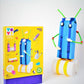 Open-Ended Educational Construction Arts And Crafts Building Toy Kit Diy Imaginative Recycling Toy-Making Kit For Kids Of All Ages Master 128 Pcs Set