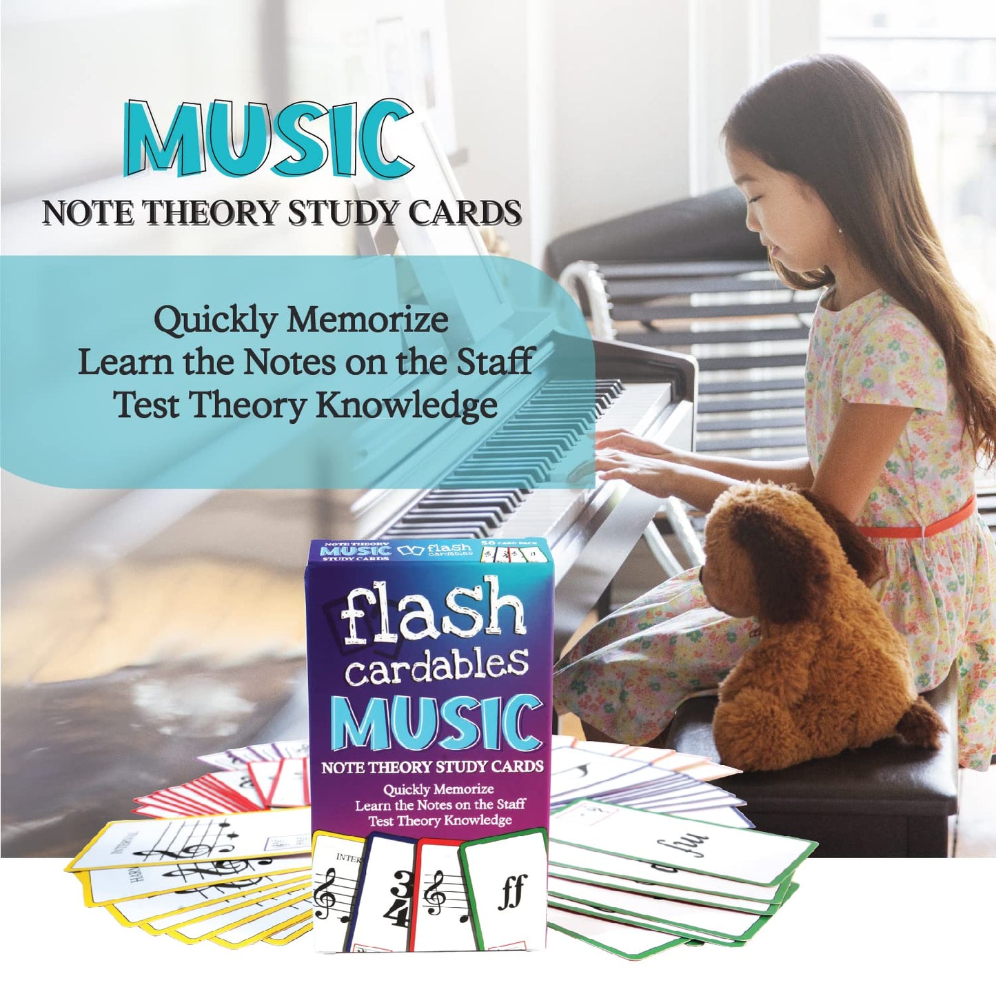 Flashcardables enhanced Music Flash Cards