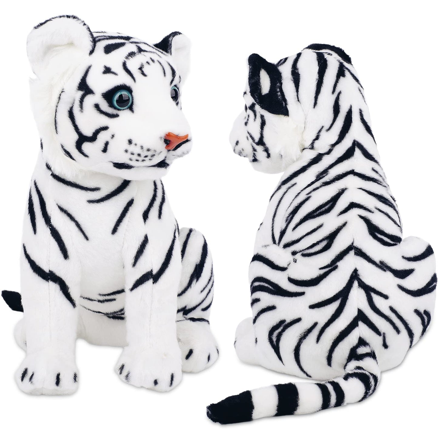 Berry President Stuffed Animal Toys, Plush Toys, Sitting Tiger Stuffed Toys, Lifelike And Lovely Animal Dolls, Gifts For 3+ Boys