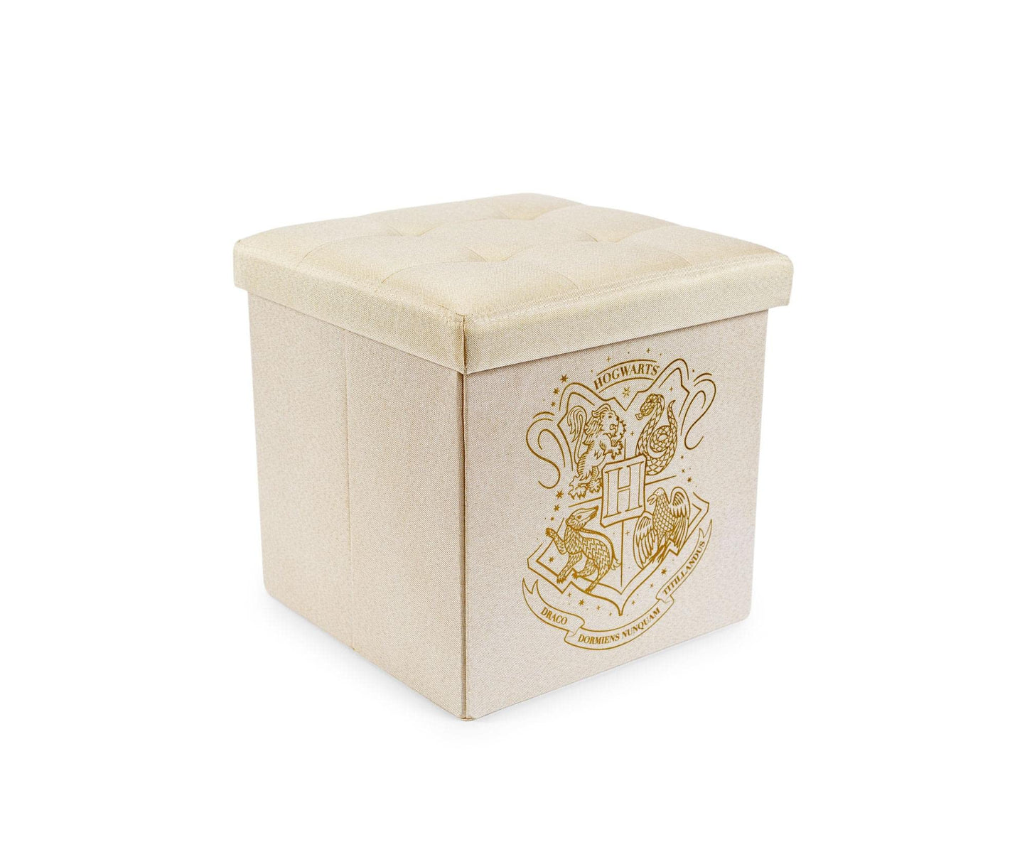 Ukonic Harry Potter Storage Bin Ottoman Cube Organizer - 15-Inch Fabric Basket for Playroom Decor - RBF-16838-C