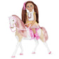 Glitter Girls Bonnie 14-inch Horse - Pink Mane & Tail, Removable Saddle, Floral Blanket, Grooming Accessories - GG58011C1Z
