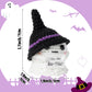 Djianrang Halloween Ghost Handmade Positive Crochet With Inspirational Card Emotional Support Wool Ornaments Mini Positive Knitt