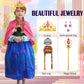 Itvti Girls Princess Dress Toddler Kids Costume Birthday Party Halloween Fancy Dress Up For Cosplay, 3-4 Years(Tag 110)